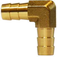 32412 | 1/4 X 1/8 HOSE BARB ELBOW, Brass Fittings, Hose Barb, 90 Deg Hose Barb Elbow | Midland Metal Mfg.