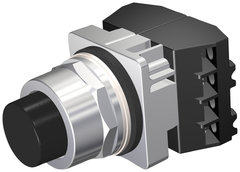 Siemens Electrical 52PM8B1F PUSHBUTTON | MOM | BLK | EXTENDED | 2POS | 2NO  | Blackhawk Supply