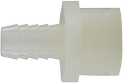 Midland Metal Mfg. 33053W 1/4 X 1/4 (HB X FIP WHT NYLN ADPT), Plastic Fittings, Plastic Hose Barbs, Hose Barb x Female Adapter  | Blackhawk Supply