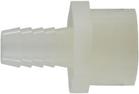 33050W | 1-1/8 BARB X 1 NPT ELBOW WHITE NY | Midland Metal Mfg.