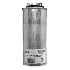 York S1-02425892700 Capacitor Run Dual 35/7.5 MFD 440 Volt Round 12284  | Blackhawk Supply