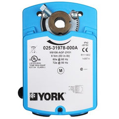 York S1-02531978000 Actuator Motor By-pass/Zone Damper 24 Volt Reversible  | Blackhawk Supply