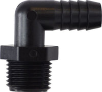 33334P | 1-1/4 BARB X 1 MIP PP ELBOW, Plastic Fittings, Plastic Hose Barbs, Elbow Hose ID x Male Pipe | Midland Metal Mfg.