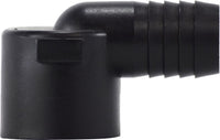 33343P | 1/2 BARB X 1/2 FIP PP ELBOW, Plastic Fittings, Plastic Hose Barbs, Elbow Hose Barb x Female | Midland Metal Mfg.