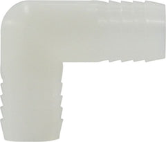 Midland Metal Mfg. 33389W 2 WHITE NYLON HB UNION ELBOW, Plastic Fittings, Plastic Hose Barbs, Union Elbow  | Blackhawk Supply