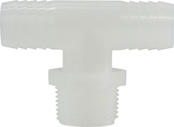 Midland Metal Mfg. 33454W 1/2X3/8 HBXMIP WHT NYLN BRANCH T  | Blackhawk Supply