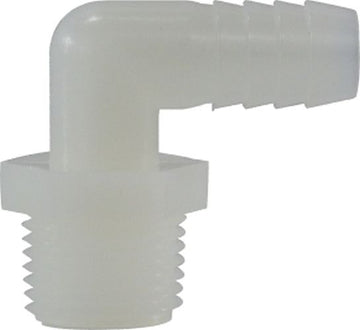 Midland Metal Mfg. 33464W 2 X 2 HB X MIP WHT NYLN ELBOW  | Blackhawk Supply