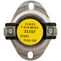 S1-7975-3281 | Fan Limit Switch 90 Open 110 Close for DGAT DLAS Gas Furnace Igniters | York