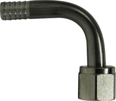 Midland Metal Mfg. 34525 1/4 HOSE X FE 45 FL SWIVEL, Brass Fittings, BEVERAGE FITTINGS, SWIVEL ELBOW  | Blackhawk Supply