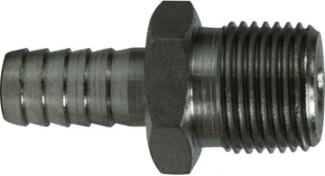 Midland Metal Mfg. 34595 3/8 SS BARB X 1/2 MIP  | Blackhawk Supply
