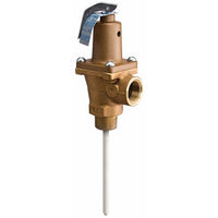 40XL-5-34 | Relief Valve Temperature and Pressure 3/4 x 5 Inch MNPT x FNPT Bronze 150PSI 210 Degrees Fahreinheit | Watts