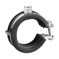 40HS0008 | Split Ring Hanger Cushioned Electro Galvanized Steel Import 1-1/2 Inch IPS | Hangers
