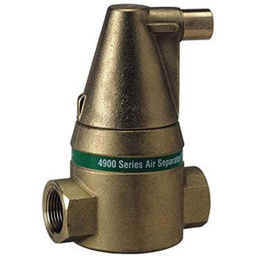 TACO 49-150T Air Separator 4900 1-1/2 Inch Brass Stainless Steel Threaded 150 Pounds per Square Inch  | Blackhawk Supply