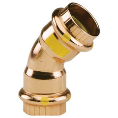 Viega Propress Fittings 16198 Elbow ProPress G 45DEG 1 Inch Copper Press  | Blackhawk Supply