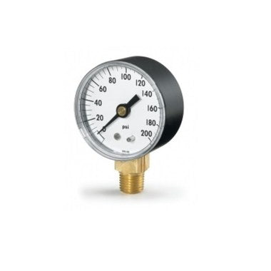 Winters Instruments PEM215 Pressure Gauge 1005 160PSI 2-1/2" 1/4" Lower  | Blackhawk Supply