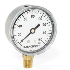Winters Instruments PFQ817R1 Pressure Gauge 2-1/2" Diameter 400PSI 1/4" NPT Brass Lower Bourdon Tube  | Blackhawk Supply