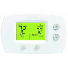 HONEYWELL HOME TH5220D1029/U Thermostat FocusPRO 5000 Non-Programmable 20-30 Voltage Alternating Current 2 Heat/2 Cool White 40-90 Degrees Fahrenheit  | Blackhawk Supply