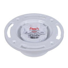 Oatey 43612 Closet Flange Easy Tap with Cap 3 or 4 Inch PVC  | Blackhawk Supply