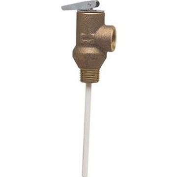 Watts L100XL-3WRONG Relief Valve L100XL Self Closing Extended Shank 3/4 Inch MNPT x Female NPT Bronze 210  | Blackhawk Supply