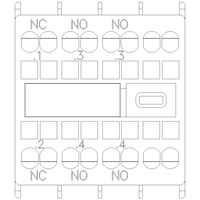 3RH29112HA21 | AUX. SWITCH 2NO+1NC FOR S00 & S0 SPRNG | Siemens Electrical