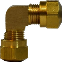 38053 | 3/8 AIR BRAKE ELBOW-NAB, Brass Fittings, D.O.T. Air Brake Nylon Tubing, Elbow | Midland Metal Mfg.