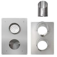 46600203 | Vent Hood Concentric Stainless Steel for GB142 Series | Buderus