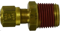 38072 | 1/4 X 1/16 (NAB X MIP ADAPTER), Brass Fittings, D.O.T. Air Brake Nylon Tubing, Male Adapter | Midland Metal Mfg.