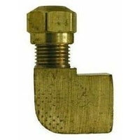 38118 | 1/2 X 3/8 (NAB X FIP ELBOW), Brass Fittings, D.O.T. Air Brake Nylon Tubing, Female Elbow | Midland Metal Mfg.