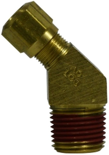 Midland Metal Mfg. 38149 1/4 X 1/4 NAB X MIP 45 ELBOW  | Blackhawk Supply