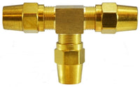 38189 | 3/8 AIR BRAKE TEE COPPER-AB, Brass Fittings, D.O.T. Air Brake Copper Tubing, Tee | Midland Metal Mfg.