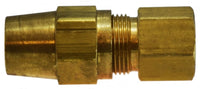 38207 | 3/8 X 1/4 (COPPER-AB X FIP ADAPT), Brass Fittings, D.O.T. Air Brake Copper Tubing, Female Adapter | Midland Metal Mfg.