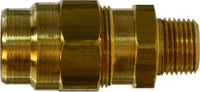 38335 | 3/8 X 1/2 (HOSE ID X MIP ADAPTER), Brass Fittings, D.O.T. Air Brake Hoses/Ends, Male Adapter | Midland Metal Mfg.