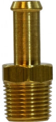 Midland Metal Mfg. 38802 1/4 X 1/8 MALE FUEL HOSE, Brass Fittings, Hose Barb, Beaded Barb Male Connector   | Blackhawk Supply