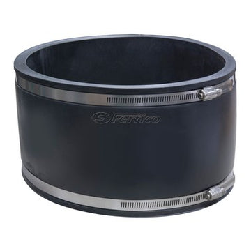 Fernco 1056-1010 Coupling Flexible 10 Inch Cast Iron/Plastic to Cast Iron/Plastic  | Blackhawk Supply