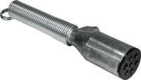 39757 | 7 WAY SINGLE GRIP PLUG W/SPRING GUARD, TRUCK AND TRAILER, ELECTRICAL PRODUCTS, PLUG 7 WAY SINGLE GRIP | Midland Metal Mfg.