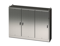 SCE-84XM3EW24SS | NEMA 3R, 12, 4, 4X | S.S. 3DR XM Enclosure, 84H x 118W x 24D | Saginaw