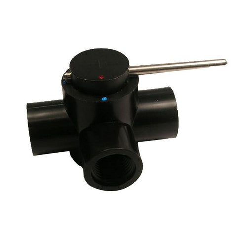 EVSCO 243-PV 1/4" PVDF 4 Position/3-Way Elliptic Valve  | Blackhawk Supply