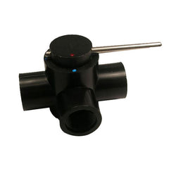 EVSCO 233-PP 1/4" Polypropylene 3 Position/3-Way Elliptic Valve  | Blackhawk Supply