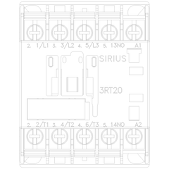 Siemens Electrical 3RT20174AR61 CONTACTOR S00 12A 400VAC 1NO R Lug  | Blackhawk Supply