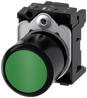 A6X30143833 | PUSHBUTTON. GREEN. EXTENDED STROKE | Siemens Electrical