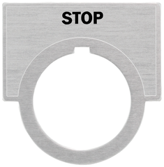 Siemens Electrical 52NL04 ACCESSORY | LEGEND STOP  | Blackhawk Supply