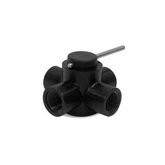 EVSCO 245-PP-BEL 1/4" Polypropylene Standard Stem 5 Way Valve  | Blackhawk Supply