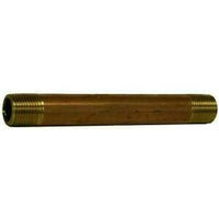 40018 | 1/8 X 14 RED BRASS NIPPLE | Midland Metal Mfg.