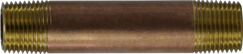 Anderson Metals 38300-0655 3/8 X 5-1/2 RED BRASS NIPPLE   | Blackhawk Supply