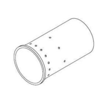 Buderus 63030726 Burner Tube G125BE for G125BE/21 Boiler with Blue Flame BE Burner  | Blackhawk Supply