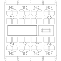 3RH29112XA220MA0 | AUX. SWITCH 2NO+2NC FOR S00 & S0 SPRNG | Siemens Electrical