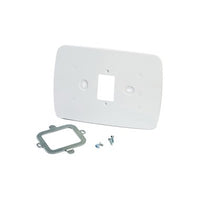50028399-001/U | Cover Plate Assembly THX9000 Thermostats with Bracket 7-7/8 x 5-1/2 Inch White Cover Plate 2#6-32x5/8 Inch Flat Head Screws and 2#6-32x1/4 Inch Pan Head Screws | HONEYWELL HOME