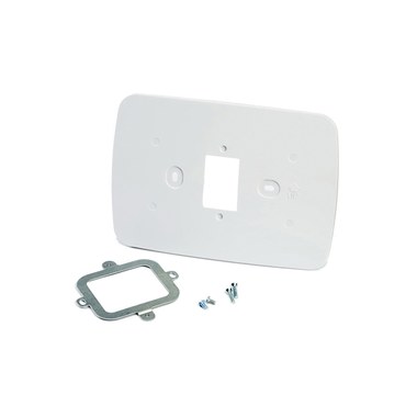HONEYWELL HOME 50028399-001/U Cover Plate Assembly THX9000 Thermostats with Bracket 7-7/8 x 5-1/2 Inch White Cover Plate 2#6-32x5/8 Inch Flat Head Screws and 2#6-32x1/4 Inch Pan Head Screws  | Blackhawk Supply