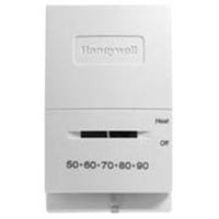 T822K1000/U | Thermostat T822K Non-Programmable with Heat Off/Switch 24 Voltage Alternating Current 1 Heat 45-95 Degrees Fahrenheit | HONEYWELL HOME