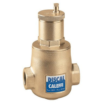 Hydronic Caleffi 551007A Air Separator Discal 551 1-1/4 Inch Brass Female NPT 150 Pounds per Square Inch  | Blackhawk Supply